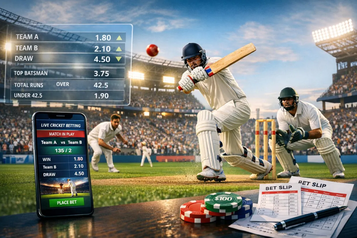 Online Cricket Betting markets at Gold365exch.club